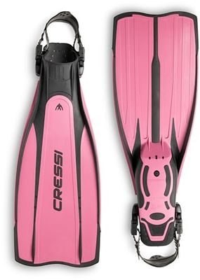 Cressi Pro Light Barbatanas, unissexo, preto/rosa, M/L