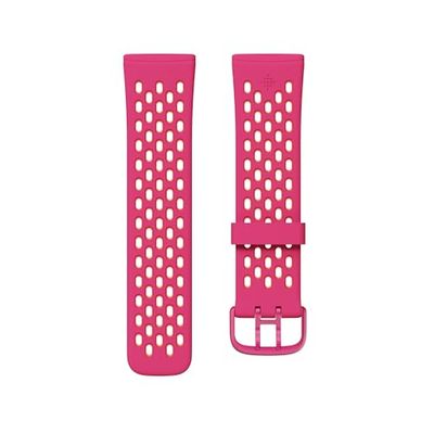 Fitbit Cinturino ufficiale Sport Sense 2 e Versa 3/4, Watermelon/Orange - Large