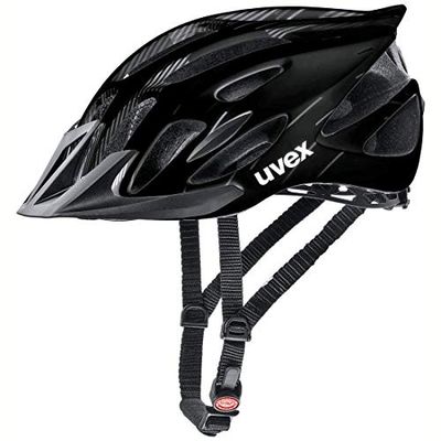 uvex flash - lichte allround-helm voor dames en heren - individueel passysteem - wasbare binnenbekleding - black - 57-61 cm