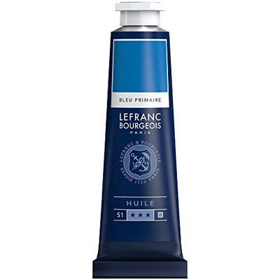 Lefranc & Bourgeois Fine Oil Pintura a óleo, azul (Primary Blue), 40 ml