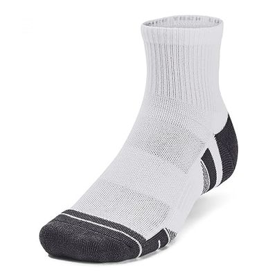 UA Performance Tech 3pk Qtr, Gray, LG