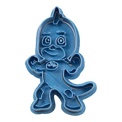 Cuticuter Pj Masks Gekko Cortador de biscoitos, plástico, azul, 8 x 7 x 1,5 cm