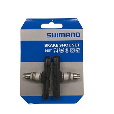 SHIMANO BRM420-2.330, Pattino Del Freno V-Brake, Nero, 10 paia complete