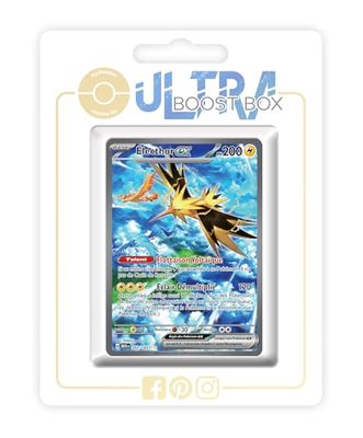 Électhor ex 202/165 Alternative Pokémon Gallery Secrète - Myboost X Écarlate et Violet 3.5 151 - Coffret de 10 Cartes Pokémon Françaises