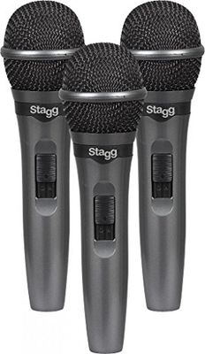 Stagg Live etapa micrófono dinámico (3 unidades)