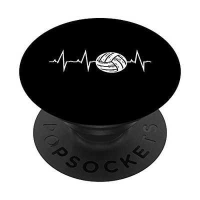 PopSockets Battito cardiaco Pallavolo PopGrip Intercambiabile