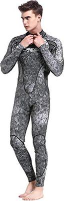 Cressi Sub S.p.A. Summer Man 2.5mm Combinaison de Plongée Homme, Camouflage Gris, XXL
