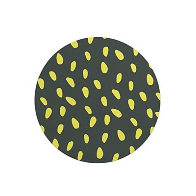 Questo Casa, Round Digital Printed Mouse Pad, Non-Slip Base, for Office and Home, Diameter:22cm