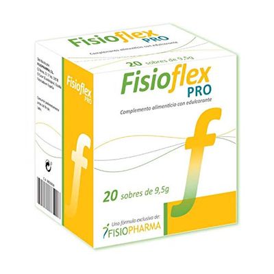 Fisioflex PRO Complemento alimenticio, Frena el desgaste de las articulaciones, Multivitaminas, 20 Sobres