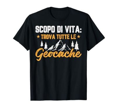 Divertente Geocaching Geocaching Lover Maglietta