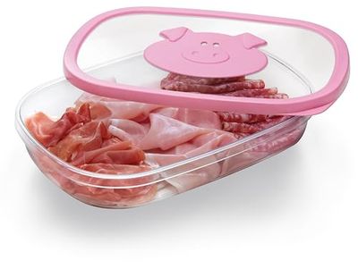 Snips, Contenedor para Embutidos 1.5L, Porta Jamon, Contenedor para Alimentos, Envase Alimentos frigorífico Made in Italy