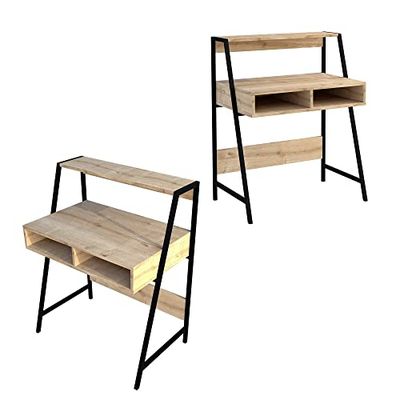 Bureau, 100% melamine gecoate spaanplaat, eiken