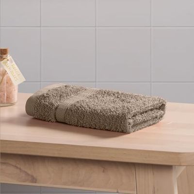 Brentfords Serviette pour Le Visage en Flanelle 100% Coton Ultra Douce pour Salle de Bain, essuie-Mains très absorbants, Articles Essentiels de la Maison (1 pièce)
