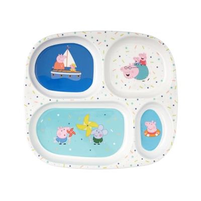 PEPPA PIG dienblad met 4 vakken