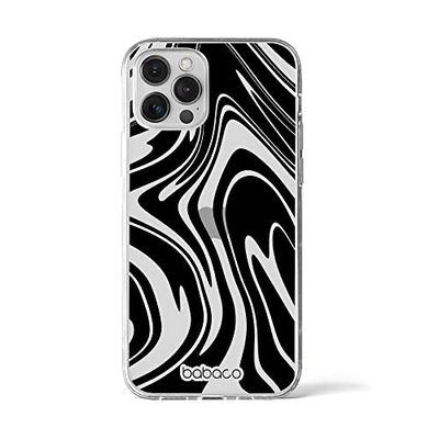 ERT GROUP mobiltelefonfodral för Iphone 12 PRO MAX originalt och officiellt licensierat Babaco mönster Doodle 001 optimalt anpassad till formen på mobiltelefonen, gedeeltelijk transparant