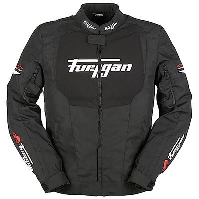 Furygan Norman Sportutrustning för fans, Män, Svart-Vit-Röd (Multicolor), S