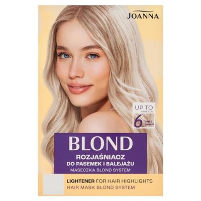 Joanna Coloration capillaire Blond, éclaircisse jusqu’à 6 tons