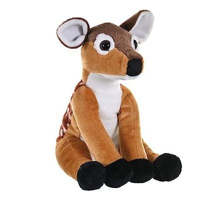 Wild Republic 11040 Cuddlekins Fawn gosiga mjuka leksaker, 30 cm