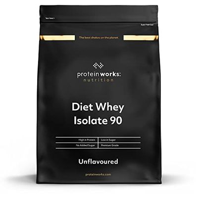 THE PROTEIN WORKS Diet Whey Isolate 90 (Isolat De Whey) | Faible Teneur en Graisses | Shake Ultra Pur | Favorise la Perte de Poids | THE PROTEIN WORKS | Nature | 2kg