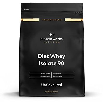 Diet Whey Isolate 90 (Isolat De Whey) | Faible Teneur en Graisses | Shake Ultra Pur | Favorise la Perte de Poids | THE PROTEIN WORKS | Nature | 2kg