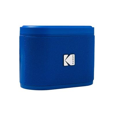 KODAK SOUNDBRIX - Altoparlante portatile senza fili, connessione fino a 100 altoparlanti, dock magnetico e suono potente 5 W, 3 ore, colore: blu