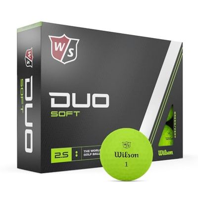 Wilson W/S DUO SOFT, 12 palline, Verde