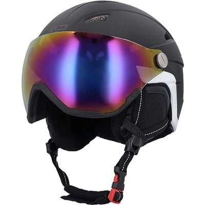 CMP - Casque de ski Wa-2 avec visière, Noir, M