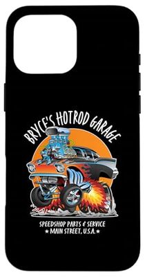 Bryce's Hotrod Garage Classic Car Bryce Design Case for iPhone 16 Pro Max