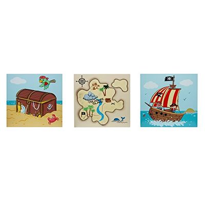 Fantasy Fields Arte de Pared sobre Lienzo Pirate niños TD-11633A