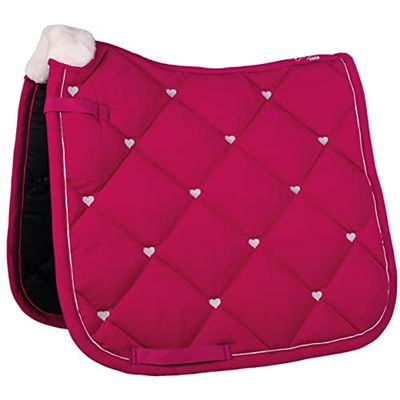 HKM Sweet Valentine 3971 Tapis de selle Rose/argenté