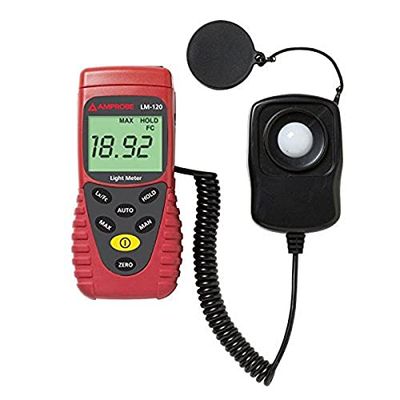 LM-100 Digital Lux Meter with manual ranging and datahold