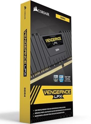 Corsair CMK16GX4M2Z2666C16 Vengeance LPX 16 GB (2 x 8 GB) DDR4 2666 MHz C16 XMP 2.0 High Performance Desktop Memory Kit voor AMD Ryzen, Zwart