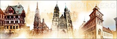 Pro-Art g1380e Cuadro impresión 'Nuremberg' 150 x 48 cm, Multicolor, 90 x 30 cm