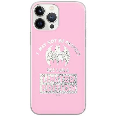 ERT GROUP etui na telefon Apple Iphone 13 PRO, case oryginalny i oficjalnie licencjonowany przez DC, wzór Bat Girl 008, optymalnie dopasowane, z efektem płynnego brokatu