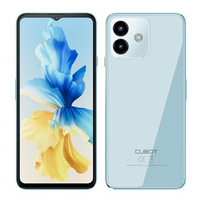 CUBOT Note 40-6,5" HD+ 90Hz-smartphone, 6GB en 256GB, 50 MP dubbele camera, 5200mAh batterij, Android 13, OctaCore-processor, blauw