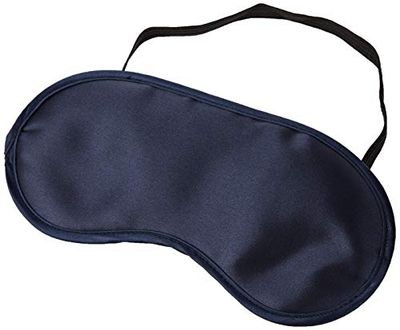 Mopec Blu Mascherina per dormire Raso Navy Taglia Unica