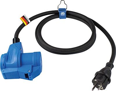 As-schwabe 60483 - Come schwabe - cavo adattatore femmina con (230 v h07rn-f 3g2,5, ip44 uso esterno, 16, 3 poli, 1,5 m,) connettore angolato