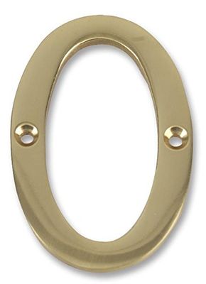 Duratool D01250 Brass Number, No. 0, 3" Length