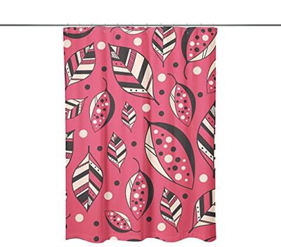 Bonamaison duschdraperi, polyester, multifärg, en storlek