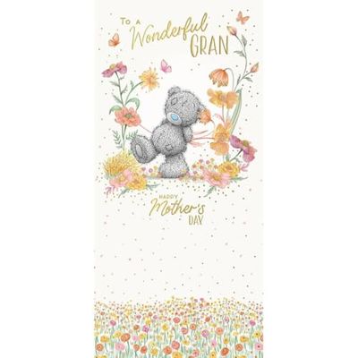 Me to You Tatty Teddy Moederdagkaart 'To a Wonderful Gran' 4 x 8" - Officiële Collectie