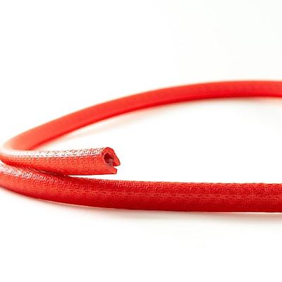 EUTRAS [5m] Kantenschutz 1-2 mm Rot – hält Ohne Kleber – Perfekt für Bleche und Autotüren – schützt und entschärft Kanten – Industriequalität Made in Germany