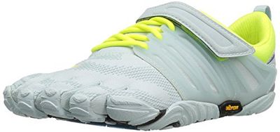 Vibram FiveFingers - V-Train, Sapatilhas desportivas para interior mulher, branco (Pale Blue/Safety Yellow), 37 UE, Amarelo de segurança azul branco pálido