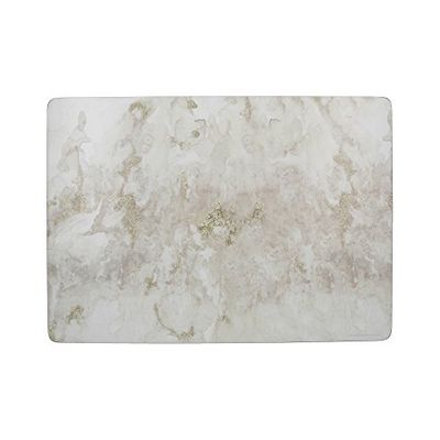 CREATIVE TOPS Toalhas de mesa individuais premium com base de cortiça, cinzento, branco, Large Placemats