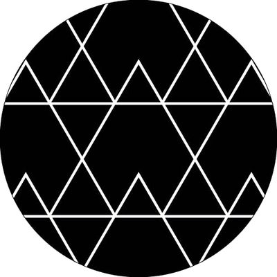 Bonateks, Ronde digitaal bedrukte muismat, antislip onderkant, voor kantoor en thuis, diameter: 22 cm
