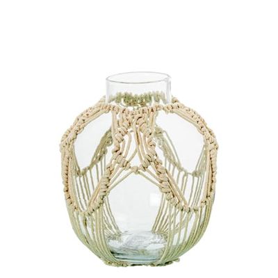 Alexandra House Living Glazen vaas, 15 x 17 cm