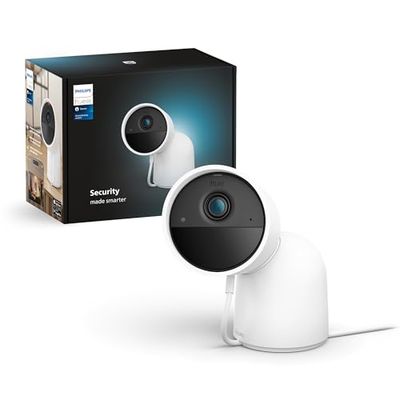 Philips Hue Raven Kamera przewodowa z podstawką na biurko biała