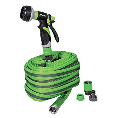 Ribimex PRTAP30 Kit de riego Pro Flatex, verde/gris