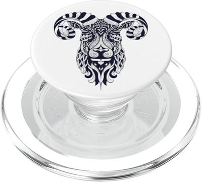 Camiseta de cabra para mujer, amante de los animales de granja, gráficos divertidos de cabra PopSockets PopGrip para MagSafe