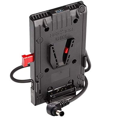 HEDBOX Unix-FX9 - V-Mount Battery Adapter Plate, 3X D-Tap & USB, for Sony PXW-FX6, PXW-FX9