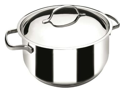 LACOR - 32028 - Caçarola com tampa básica 28 cm INOX
